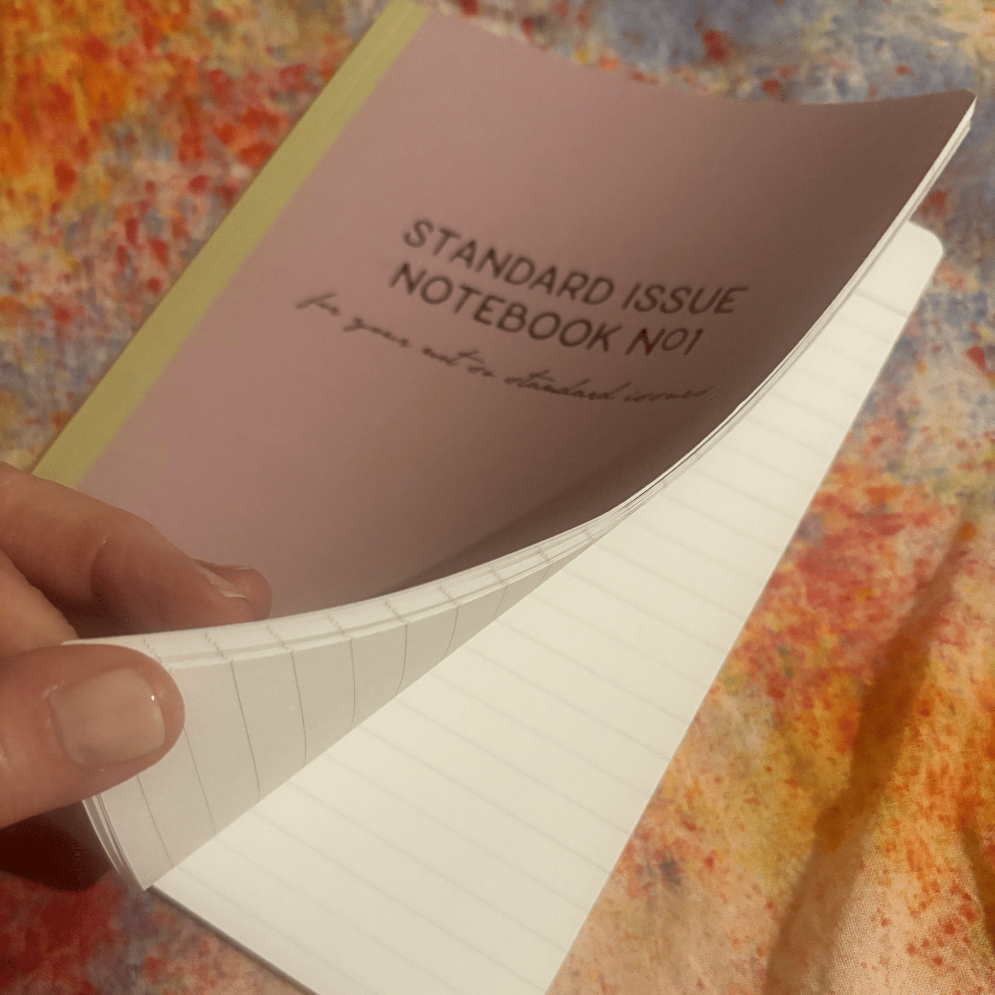 STANDARD ISSUE NOTEBOOK NO.1 – le drop